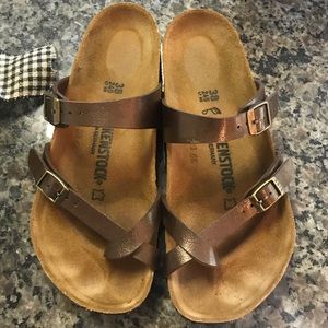 BIRKENSTOCKS- Mayari (copper brown color)